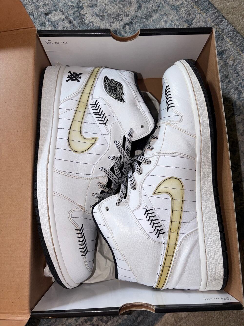 Air Jordan 1 Retro "Opening Day" Barons Home (2008) Size 11 w/ OG Box